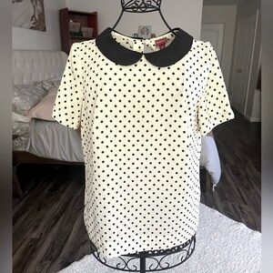 Polka dot blouse